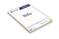 Notepad, A5, 50 lap, squared, VICTORIA OFFICE, yellow